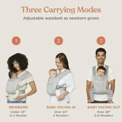 Ergobaby - Carrinho de Bebê Abrace, Rosa Blush