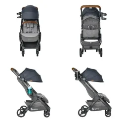 Ergobaby - Compact Comfort Metro + Carrinho Deluxe, London Grey