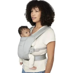 Ergobaby - Embrace Baby Carrier Soft Air Mesh, Soft Grey