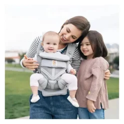 Ergobaby - Omni 360 Baby Carrier Cool Air Mesh, cinza pérola