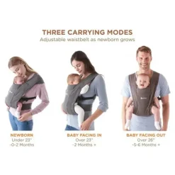 Ergobaby - Porta-bebês Abrace, Oxford Blue