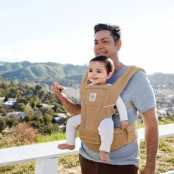 Ergobaby - Porta-bebês Alta Hip Seat, Camel Brown