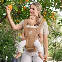Ergobaby - Porta-bebês Alta Hip Seat, Camel Brown
