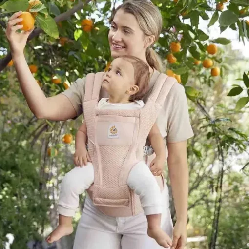 Ergobaby - Porta-bebês Alta Assento Quadril, Quartzo Rosa
