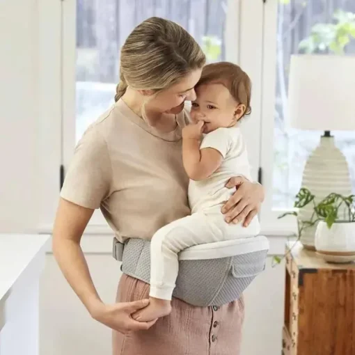 Ergobaby - Porta-bebês Alta Assento Quadril, Cinza Pérola