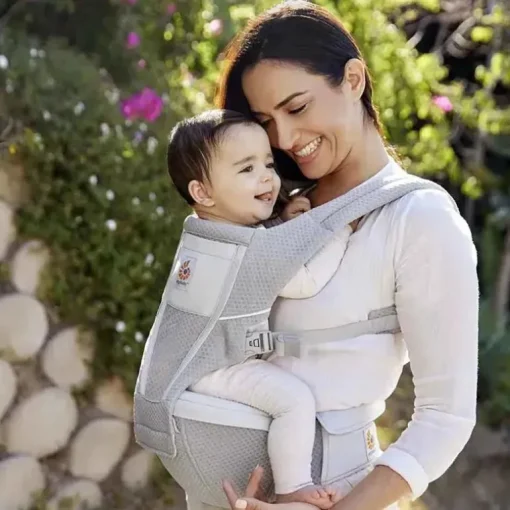 Ergobaby - Porta-bebês Alta Assento Quadril, Cinza Pérola
