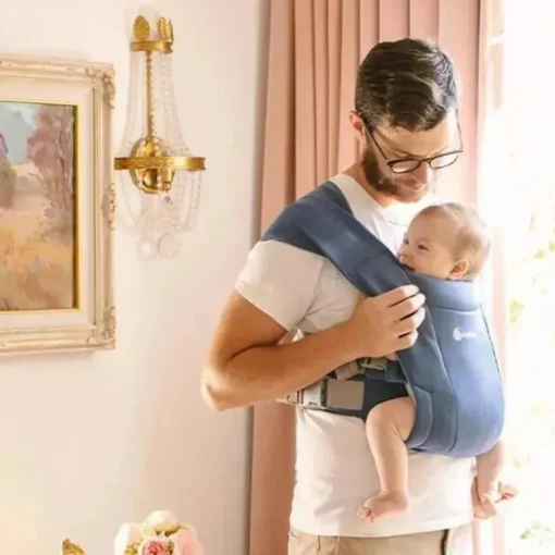 Ergobaby - Porta-nascidos Embrace Knit - Soft Navy