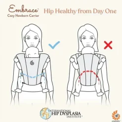 Ergobaby - Porta-nascidos Embrace Knit - Soft Navy