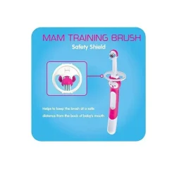 Escova de dentes de treinamento MAM 5+M - Azul