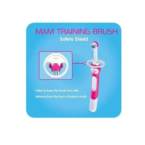 Escova de dentes de treinamento MAM 5+M - Azul