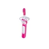 Escova de dentes massageadora MAM 3+ meses, limpador de gengiva e massageador - rosa