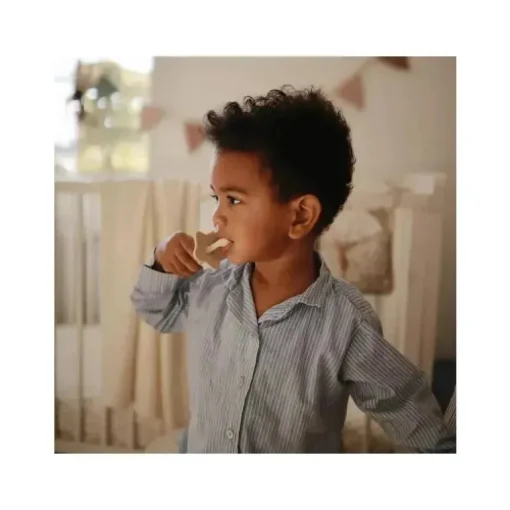 Escova de dentes Mushie Star Training - areia movediça
