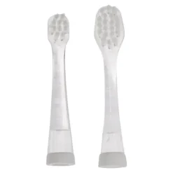 Escova de dentes sônica de 2 estágios Bbluv Sonik para bebês e crianças pequenas, branca/acqua