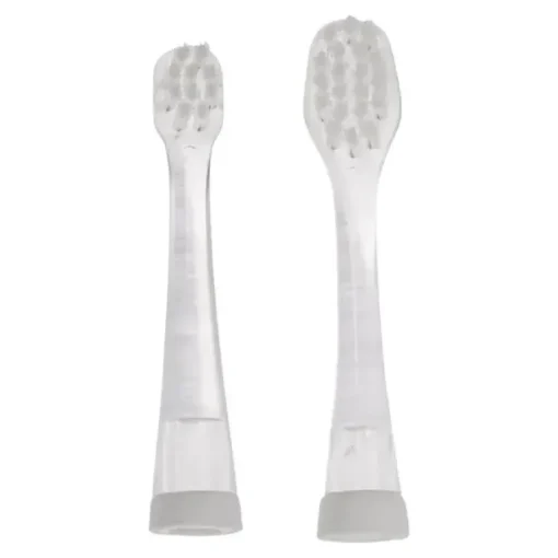 Escova de dentes sônica de 2 estágios Bbluv Sonik para bebês e crianças pequenas, branca/acqua