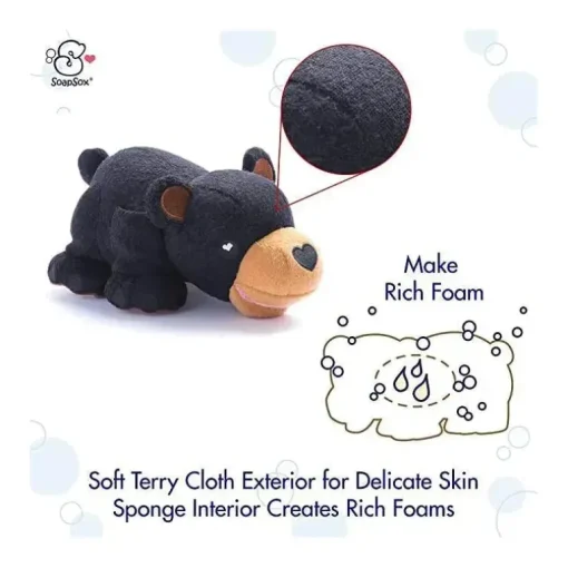 Esponja de brinquedo de banho SoapSox, Bailey O urso