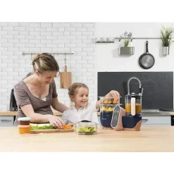 Estação de refeições Babymoov Duo XL | Processador de alimentos 6 em 1 com vapor, liquidificador multi-velocidade, aquecedor, descongelador e esterilizador