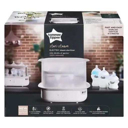 Esterilizador a vapor elétrico Tommee Tippee Steri-Steam