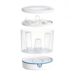 Esterilizador elétrico Munchkin Clean, branco