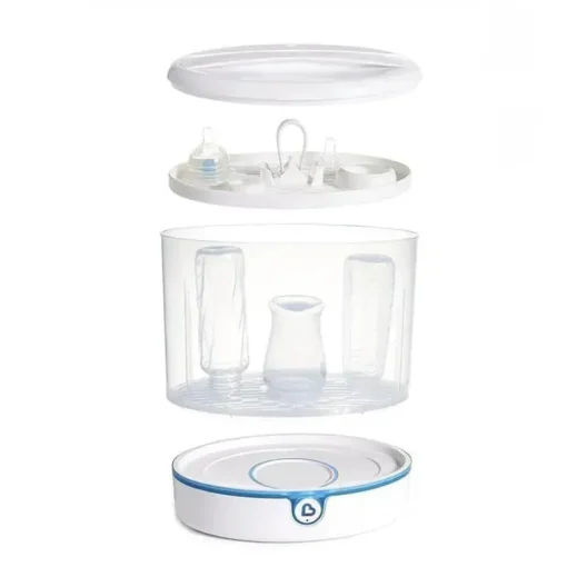 Esterilizador elétrico Munchkin Clean, branco