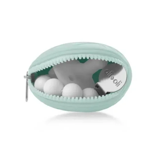 Estojo de chupeta de silicone Ali+Oli (hortelã)