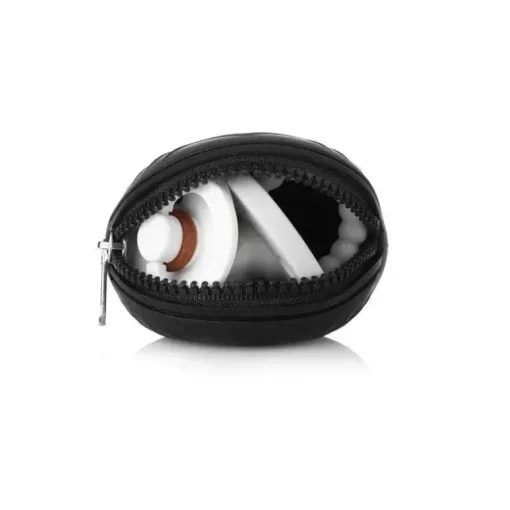 Estojo de chupeta de silicone Ali+Oli (preto)