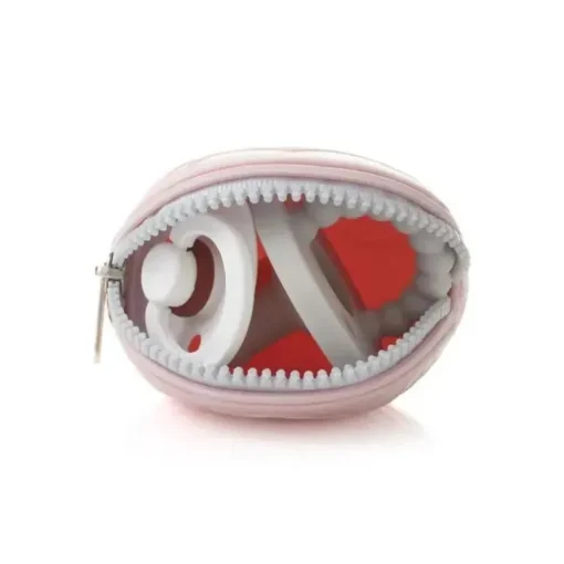 Estojo de chupeta de silicone Ali+Oli (rosa)