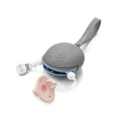 Estojo de chupeta de silicone Ali+Oli (cinza)