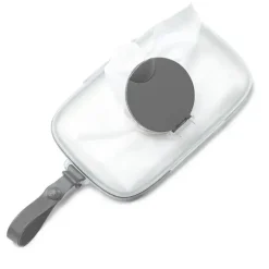 Estojo de lenços umedecidos Skip Hop Grab &amp; Go Snug Seal, cinza