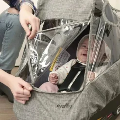 Evenflo Infant Carrier Weather Shield Cinza Melange