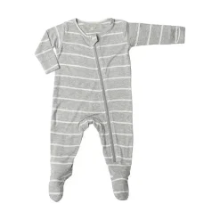 Everly Grey - Footie Neutro Bebê, Cinza Heather