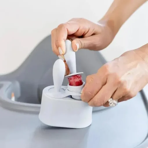 Ezpz - Conjunto de moldes de picolé minúsculos com varinhas