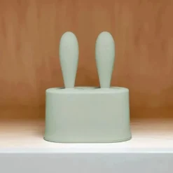 Ezpz - conjunto minúsculo de molde para picolé com varinhas, verde sálvia