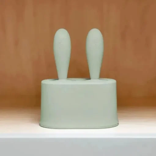 Ezpz - conjunto minúsculo de molde para picolé com varinhas, verde sálvia