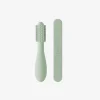 Ezpz - Escova de dentes Baby-Led™ + Depressor de língua sensorial Pacote duplo, Sage