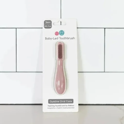 Ezpz - Escova de dentes Baby-Led™, blush