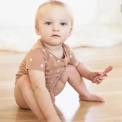 Ezpz - Escova de dentes Baby-Led™, blush