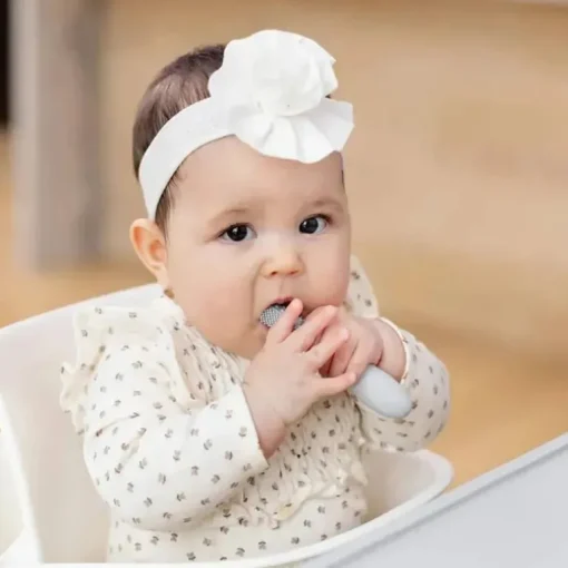 Ezpz - Escova de dentes Baby-Led™, estanho