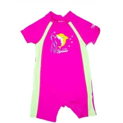 Fato de banho Speedo Kids One Piece 50+ proteção SPF, safira profunda