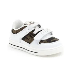Fendi Baby - Babylace Up Velcro Ff Detailed Sneakers
