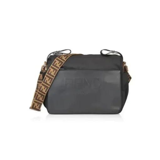 Fendi Baby - Bolsa de fraldas e trocador preto