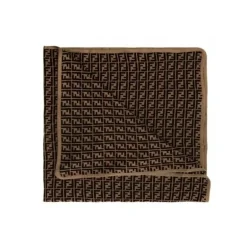 Fendi Baby - BROWN Patterned blanket