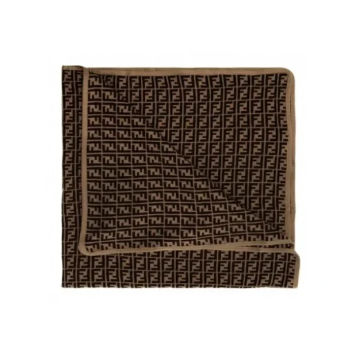 Fendi Baby - BROWN Patterned blanket