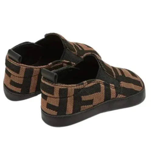 Fendi Baby - Ff Allover Slip On Sapato de berço