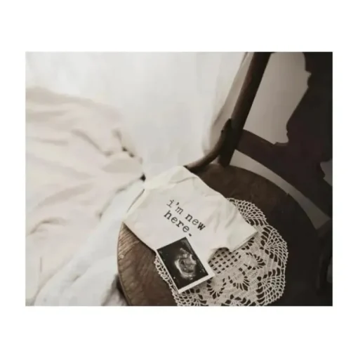 Finn + Emma sou novo aqui - Baby Onesie