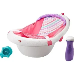 Fisher Price - Banheira de Bebê 4 em 1 Sling 'N Seat Banheira, Menina