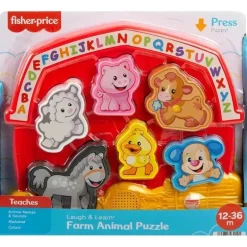Fisher Price - Brinquedo Quebra-Cabeça Quebra-Cabeça Brinquedo Quebra-Cabeça De Animais De Fazenda De Brinquedo Quebra-Cabeça Brinquedo De Brincar