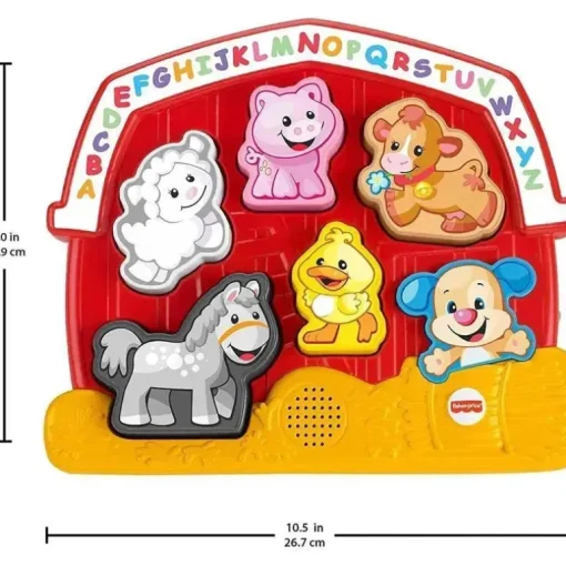 Fisher Price - Brinquedo Quebra-Cabeça Quebra-Cabeça Brinquedo Quebra-Cabeça De Animais De Fazenda De Brinquedo Quebra-Cabeça Brinquedo De Brincar