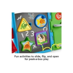 Fisher Price - Caderno de Aprendizagem Rir e Aprender Livro Escolar - Brinquedo para Bebês