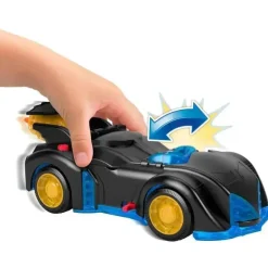 Fisher Price - Imaginext Dc Super Friends Batman Toys Shake &amp; Spin Batmóvel com figura articulada