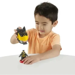 Fisher Price - Imaginext DC Super Friends Batman Toy Head Shifters Figure &amp; Batwing Vehicle Set